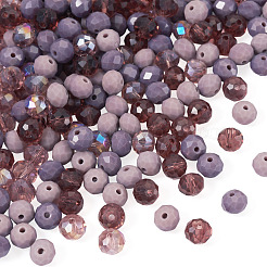 200Pcs 4 Colors Electroplate Glass Beads Strands&nbsp;EGLA-TA0030-09B