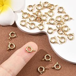SHEGRACE Brass Spring Ring Clasps&nbsp;XGR0018G-47G