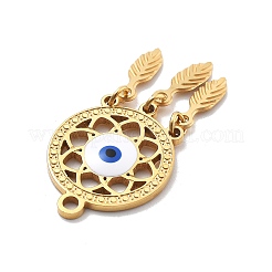 304 Stainless Steel Enamel Pendants&nbsp;RESI-R155-014G