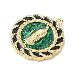 304 Stainless Steel Enamel Pendants&nbsp;STAS-G371-03G-06