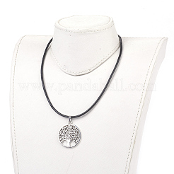 Tibetan Style Alloy Pendant Necklaces&nbsp;NJEW-JN02189