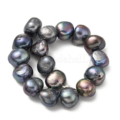 Dyed Natural Cultured Freshwater Pearl Beads Strands&nbsp;PEAR-A006-13C-X
