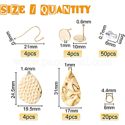 DIY Nuggets Pendant Earrings Making Kit&nbsp;DIY-BC0004-47