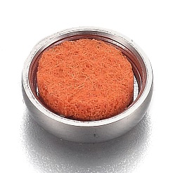 304 Stainless Steel Diffuser Locket Aromatherapy Essential Oil&nbsp;AJEW-N025-09P