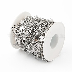 Tarnish Resistant 201 Stainless Steel Link Chains&nbsp;CHS-F015-08P-01