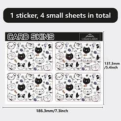 PVC Plastic Waterproof Card Stickers&nbsp;DIY-WH0432-055