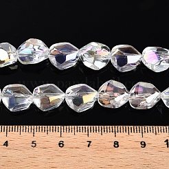 Electroplate Glass Beads Strands&nbsp;EGLA-T021-10B