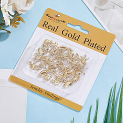 36Pcs 6 Styles Brass Charms&nbsp;KK-BBC0024-73