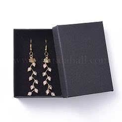 Natural & Synthetic Gemstone Dangle Earrings&nbsp;EJEW-JE03634