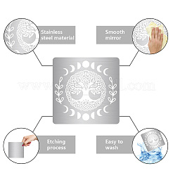 Stainless Steel Cutting Dies Stencils&nbsp;DIY-WH0238-089