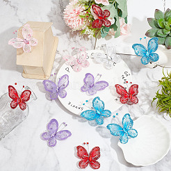 25Pcs 5 Colors Organza Wedding Decorations&nbsp;DIY-GF0005-93