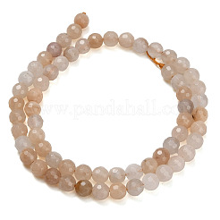 Natural Pink Aventurine Beads Strands&nbsp;G-C280-B05-6mm