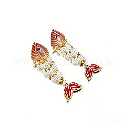 304 Stainless Steel Enamel Stud Earrings&nbsp;WG7B1F6-02