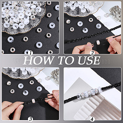 3Pcs Acrylic Hair Pin Bun Maker&nbsp;OHAR-PA0001-01B