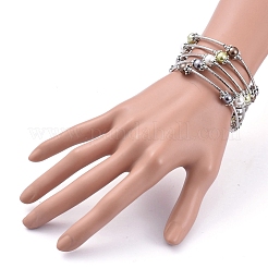Five Loops Fashion Wrap Bracelets&nbsp;BJEW-JB05512-01