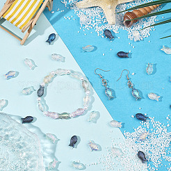 80Pcs 4 Colors Transparency Electroplate Glass Beads&nbsp;GLAA-SC0002-88B