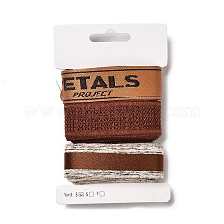 9 Yards 3 Styles Polyester Ribbon&nbsp;SRIB-A014-J05