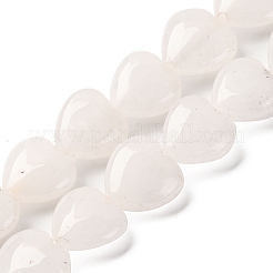 Natural White Jade Beads Strands&nbsp;G-I372-A10-02