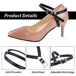 4 Sets 4 Colors PU Leather Shoelaces&nbsp;DIY-OC0010-29