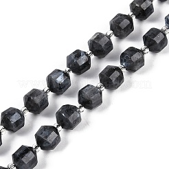 Natural Larvikite Beads Strands&nbsp;G-O201B-128F