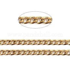 PVD Vacuum Plating 304 Stainless Steel Cuban Link Chains&nbsp;CHS-K016-02A-G
