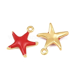 Brass Enamel Pendants&nbsp;KK-CBA3642-03G-07