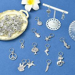 Alloy Dreadlocks Beads&nbsp;FIND-CJC0028-03AS