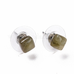 Gemstone Ear Studs&nbsp;EJEW-K091-01P
