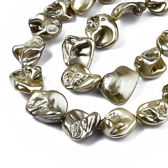 Shell Pearl Beads Strands&nbsp;BSHE-Q031-15E
