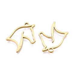 Ion Plating(IP) 201 Stainless Steel Pendants&nbsp;STAS-T063-167G