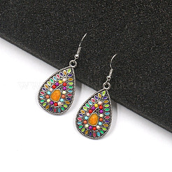 Bohemia Style Alloy Dangle Earrings&nbsp;EJEW-F238-02