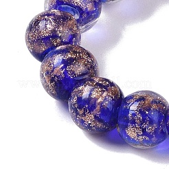 Handmade Gold Sand Lampwork Beads&nbsp;LAMP-Z009-01P