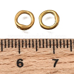 304 Stainless Steel Ring Charm Connectors&nbsp;STAS-L315-069A-G