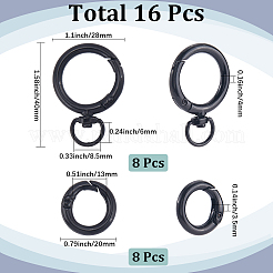 8Pcs Zinc Alloy Swivel Clasps&nbsp;FIND-SC0012-76B