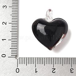 Handmade Gold Sand Lampwork Pendants&nbsp;LAMP-D302-02