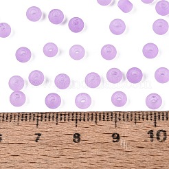 FGB Frosted Transparent Glass Seed Beads&nbsp;SEED-N013-02A-07