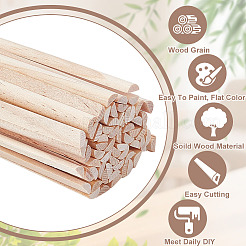 50Pcs Wood Craft Sticks&nbsp;DIY-OC0013-82A