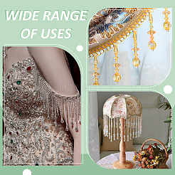 1 Yard Glass Beaded Tassel Ribbon&nbsp;OCOR-BC0007-52A