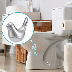 Round Plastic Push-On Toilet Bowl Bolt Caps Covers with Extra Washers and Ceramics Display Decorations&nbsp;AJEW-NB0008-29
