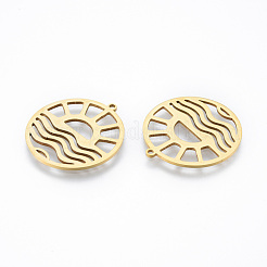 201 Stainless Steel Pendants&nbsp;STAS-N090-LA912-2