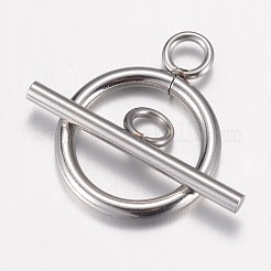 Tarnish Resistant 304 Stainless Steel Toggle Clasps&nbsp;LS-STAS-G071-36P