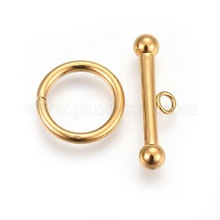 304 Stainless Steel Toggle Clasps&nbsp;STAS-I100-02G