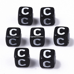 Opaque Acrylic Beads&nbsp;SACR-N002-01C-1
