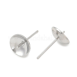 Brass Stud Earring Findings&nbsp;KK-A300-29C-P