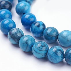 Natural Map Stone/Picasso Stone/Picasso Jasper Beads Strands&nbsp;X-G-F520-43-8mm