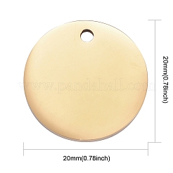 304 Stainless Steel Pendants&nbsp;LS-STAS-I140-15B-G