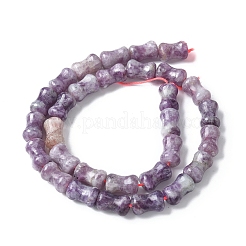 Natural Lepidolite/Purple Mica Stone Beads Strands&nbsp;G-M445-B02-01