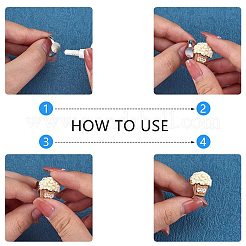 60Pcs 5 Colors Adjustable Brass Ring Components&nbsp;FIND-SZ0002-23-NR