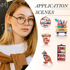 DIY Acrylic Dangle Earring Making Kit&nbsp;DIY-TA0009-47