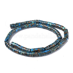 Synthetic Blue Malachite Beads Strands&nbsp;G-Z006-C14